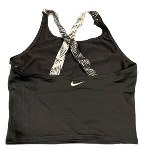 Nike crop top/sports bra. Swim top. Fits like women's s or xs. Like new